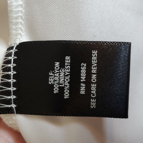 Torrid iris & Rose Floral Smocked Challis Skater Dress 3X White Pink - Picture 6 of 10